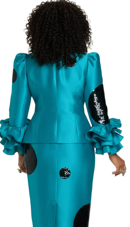 Donna Vinci 12205-DGN Church Suit