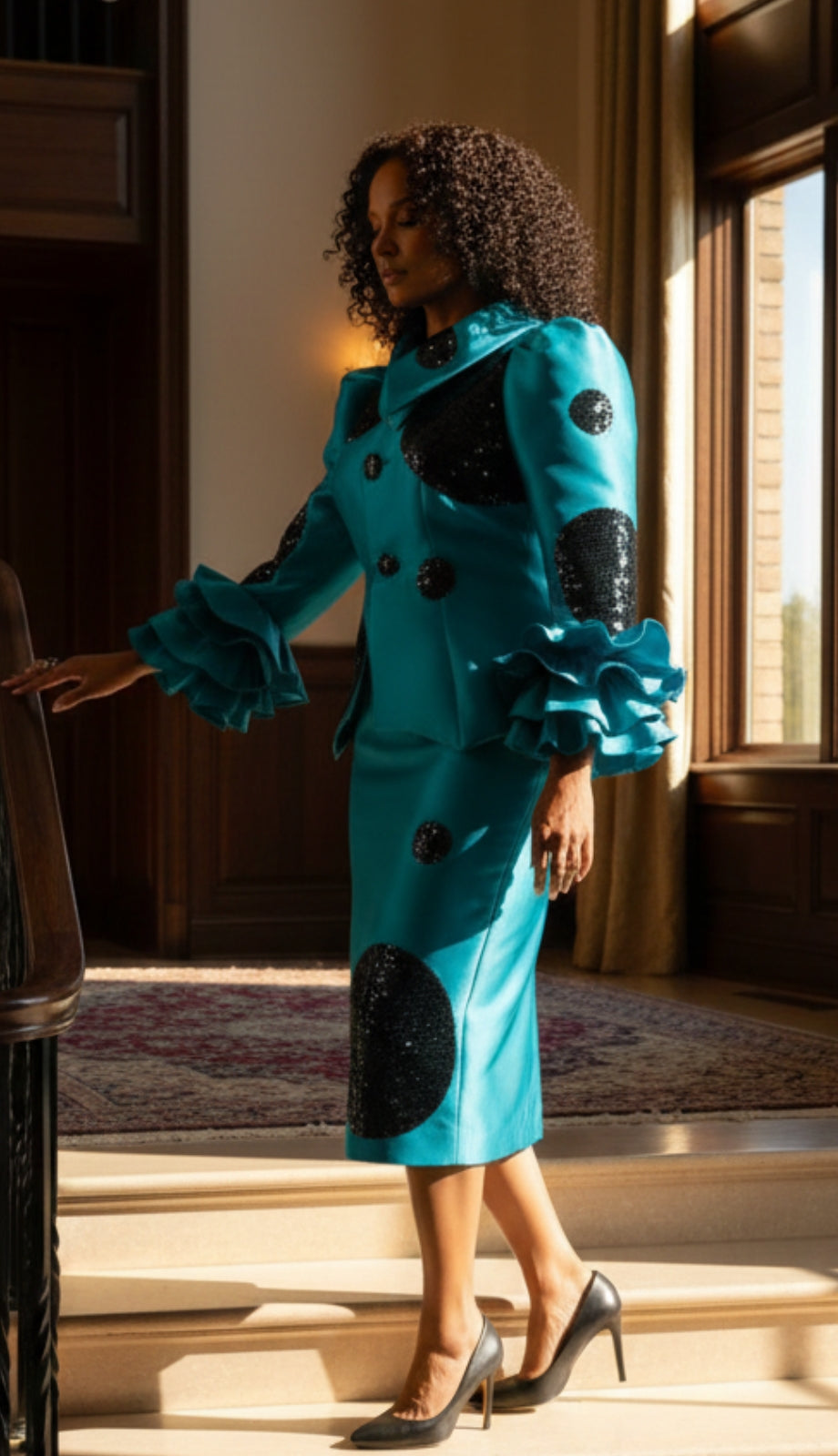 Donna Vinci 12205-DGN Church Suit