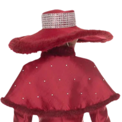 Donna Vinci 12240-BUR-H Church Hat