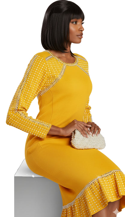 Donna Vinci Knit 13412-QS Church Dress