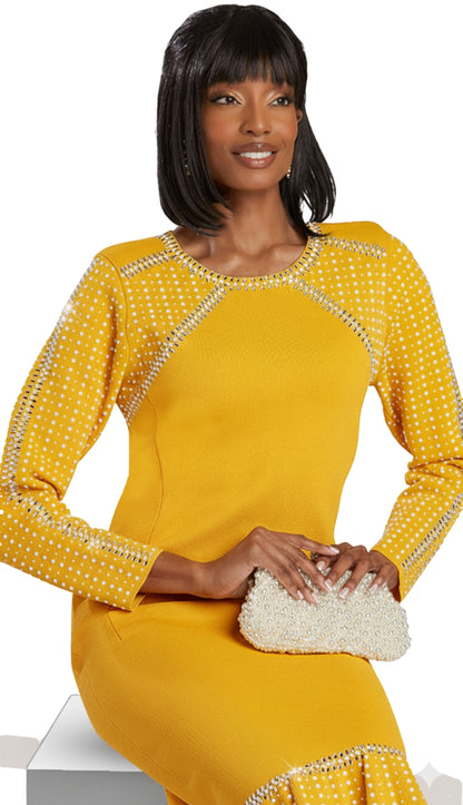 Donna Vinci Knit 13412-QS Church Dress
