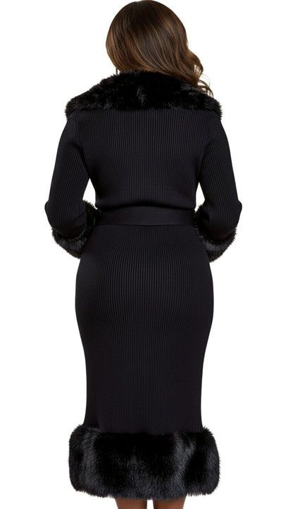 Donna Vinci 13455-BLK Church Dress
