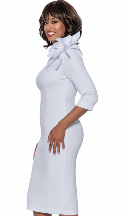 Nubiano 1441-WHT-IH Church Dress