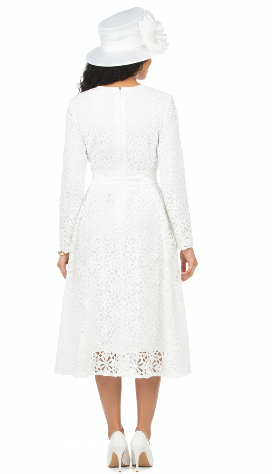 Giovanna 1556-WHT Church Dress