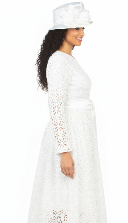 Giovanna 1556-WHT Church Dress