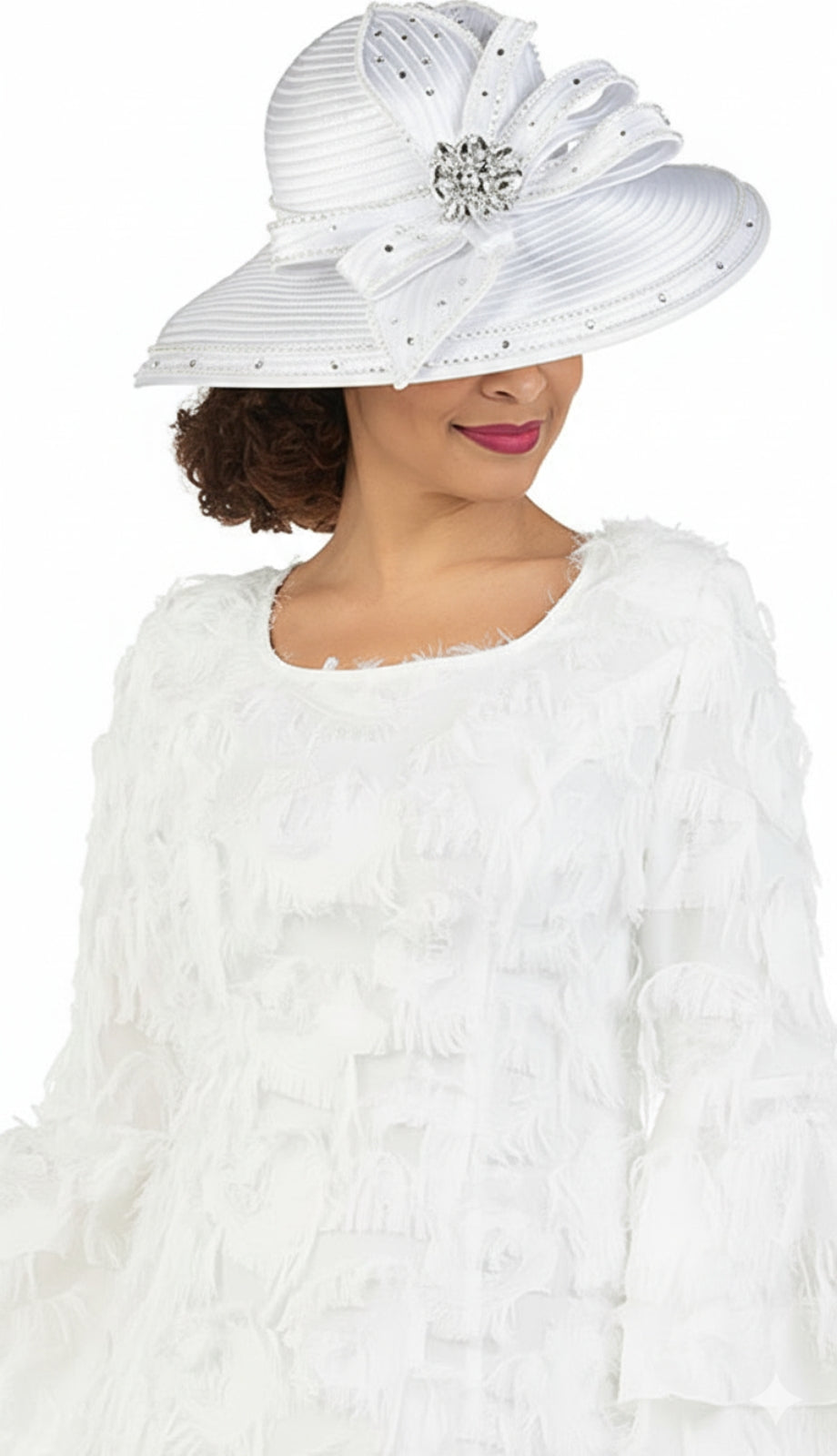 Giovanna 1637-WHT Church Dress