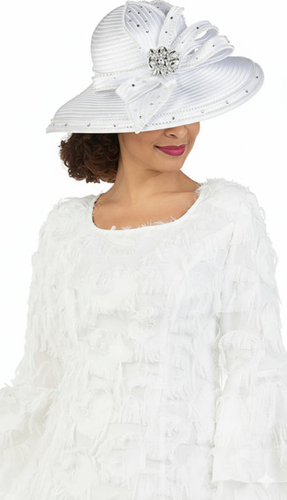 Giovanna 1637-WHT Church Dress