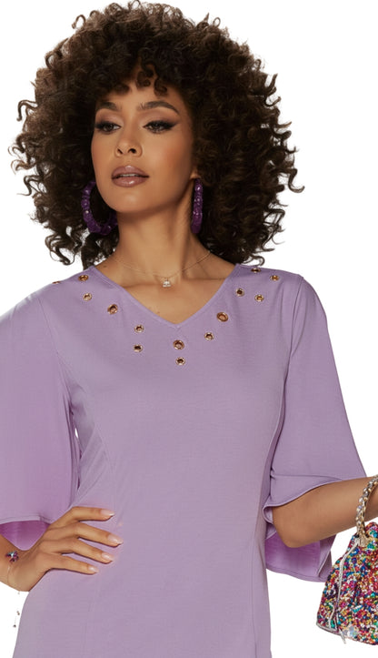 Love the Queen 17537-LAV Dress