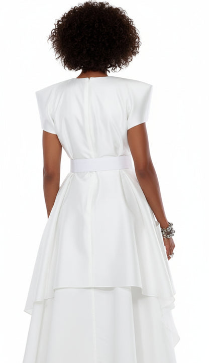 Love the Queen 17607-WHT Dress
