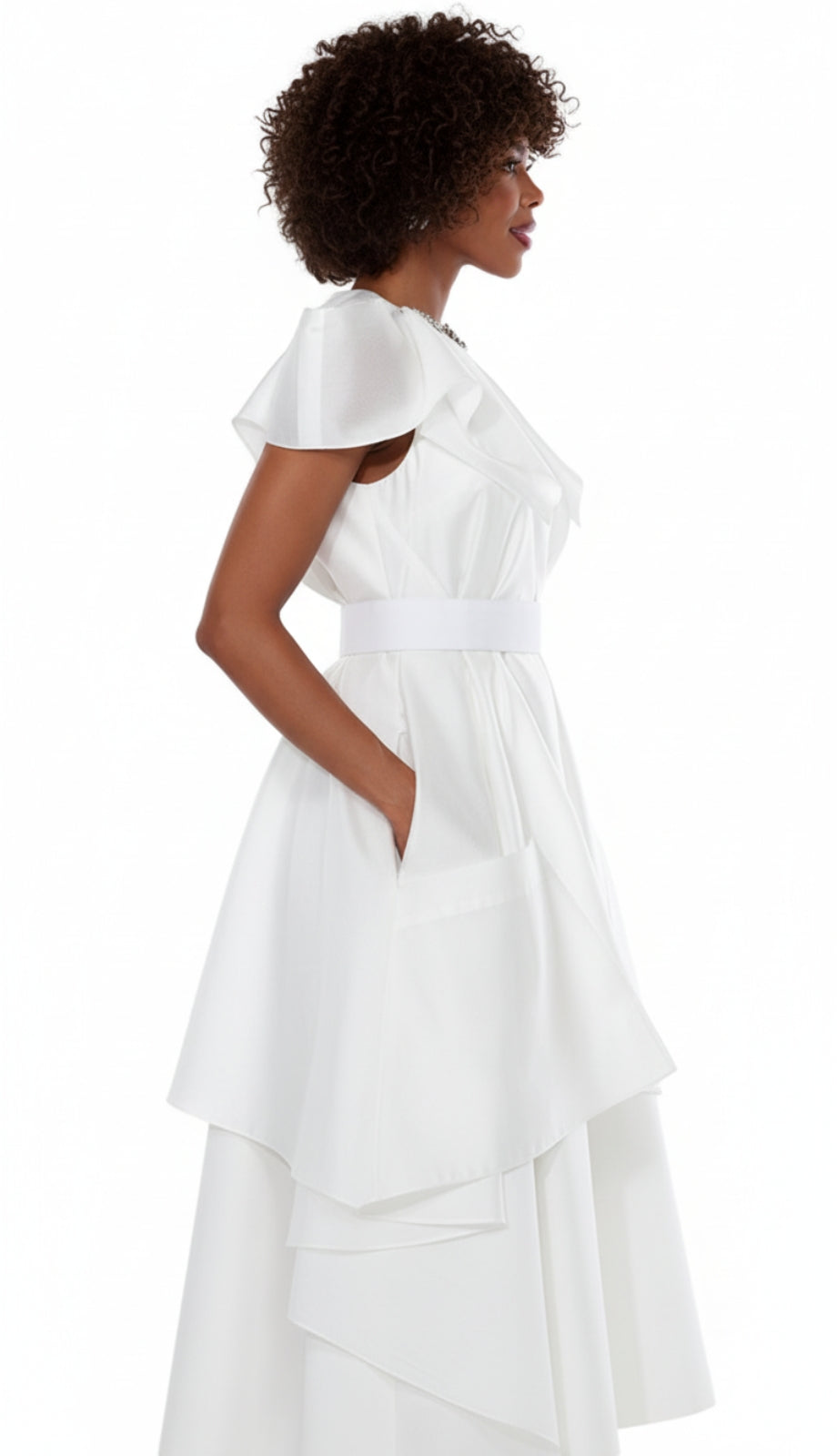 Love the Queen 17607-WHT Dress