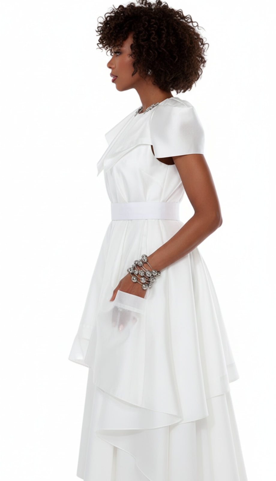 Love the Queen 17607-WHT Dress