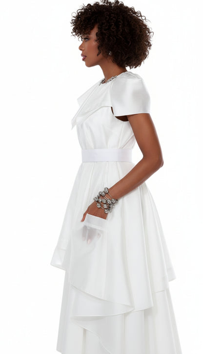Love the Queen 17607-WHT Dress