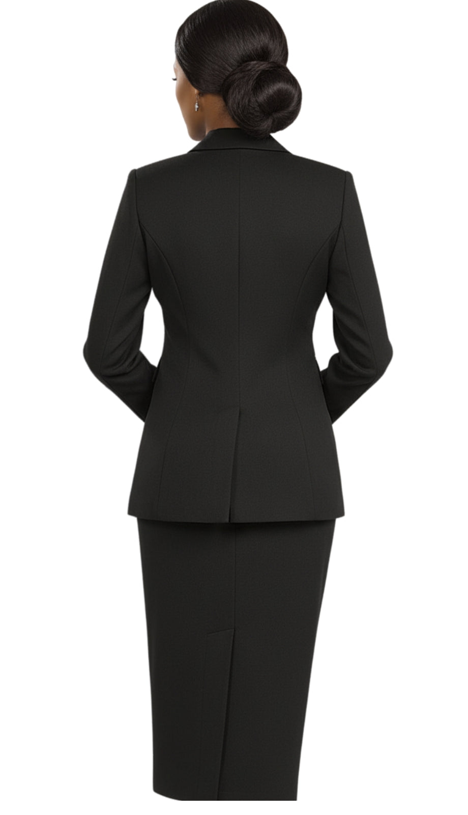 Ben Marc 2295-BLK Usher Church Suit