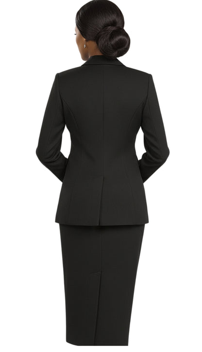 Ben Marc 2295-BLK Usher Church Suit