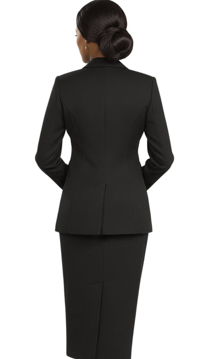 Ben Marc 2295-BLK-QS Church Suit