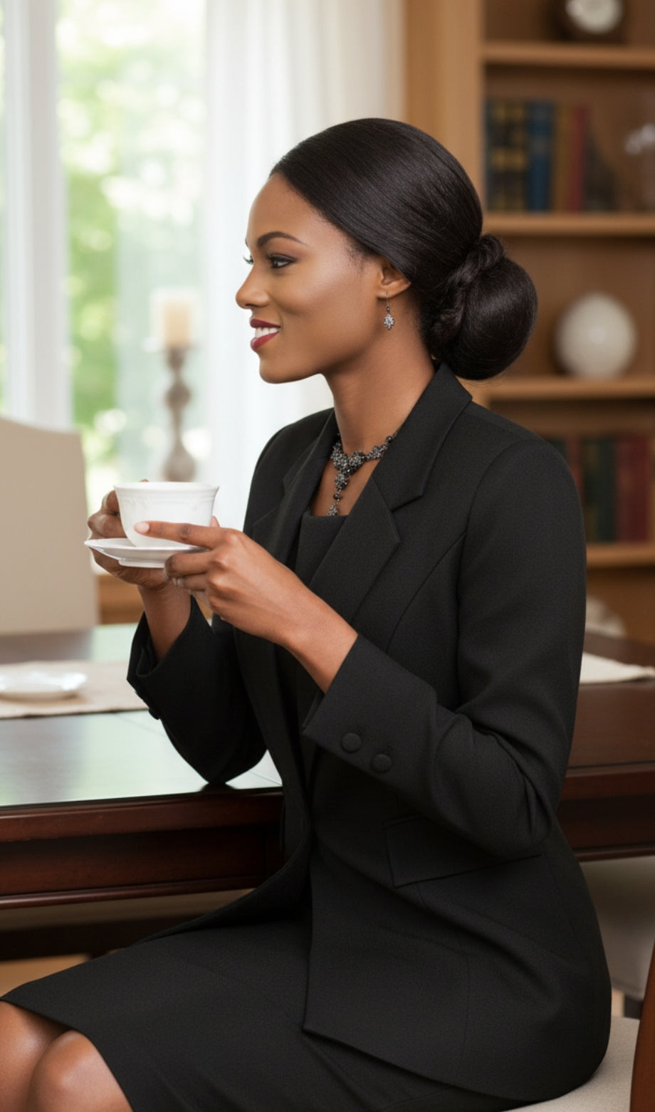 Ben Marc 2295-BLK-QS Church Suit