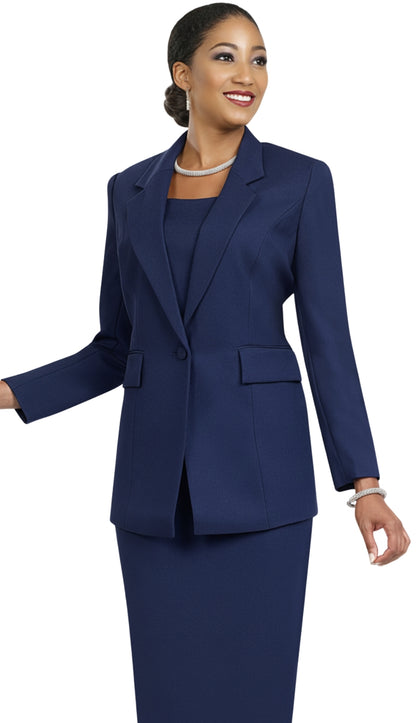 Ben Marc 2295-NVY-QS Church Suit