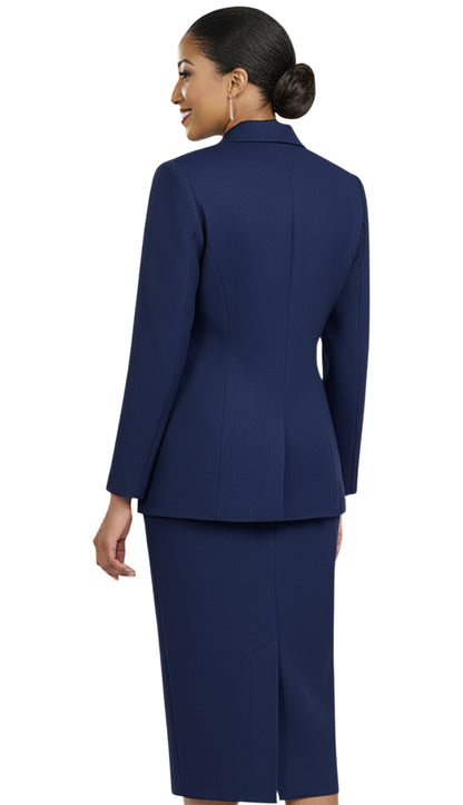 Ben Marc 2295-NVY-QS Church Suit