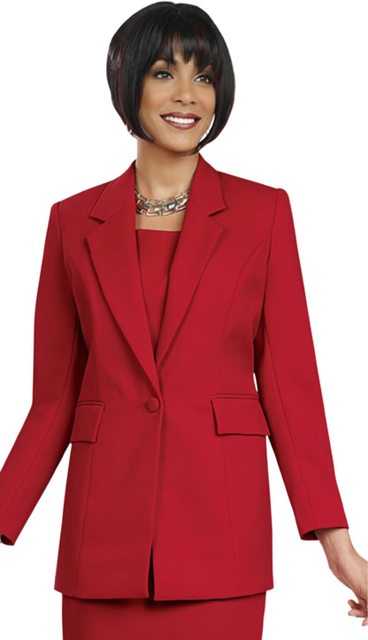 Ben Marc 2295-RED Usher Church Suit