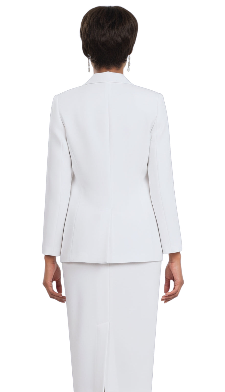 Ben Marc 2295-WHT Usher Church Suit