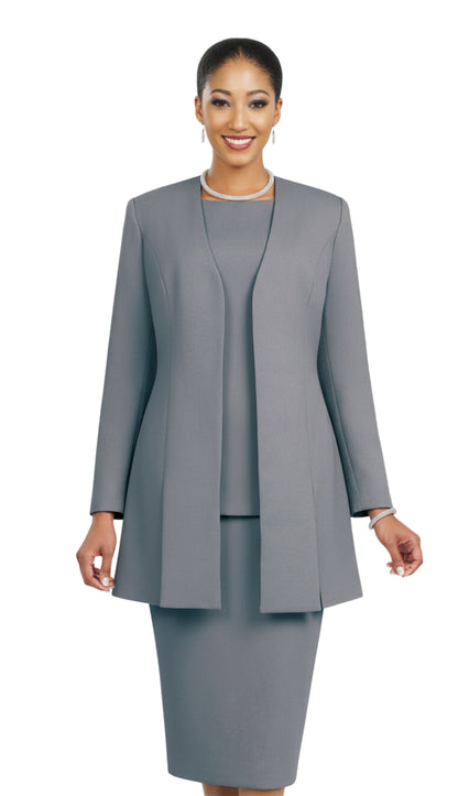 Ben Marc 2296-SIL-CO Unisex Suit