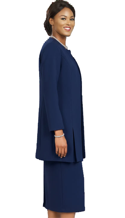 Ben Marc 2296-NVY Church Usher Suit