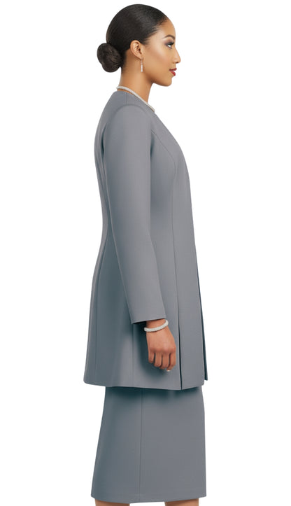 Ben Marc 2296-SIL-CO Unisex Suit