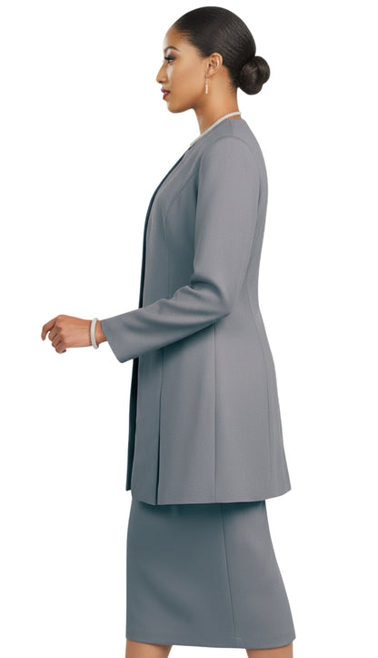 Ben Marc 2296-SIL-CO Unisex Suit