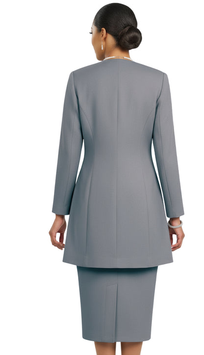 Ben Marc 2296-SIL-CO Unisex Suit