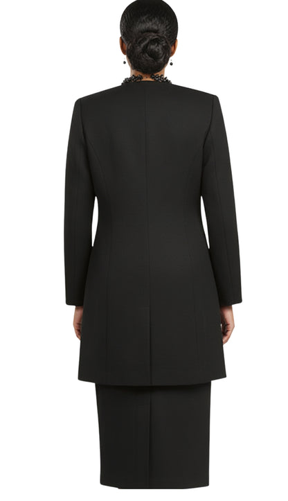 Ben Marc 2296-BLK Usher Church Suit