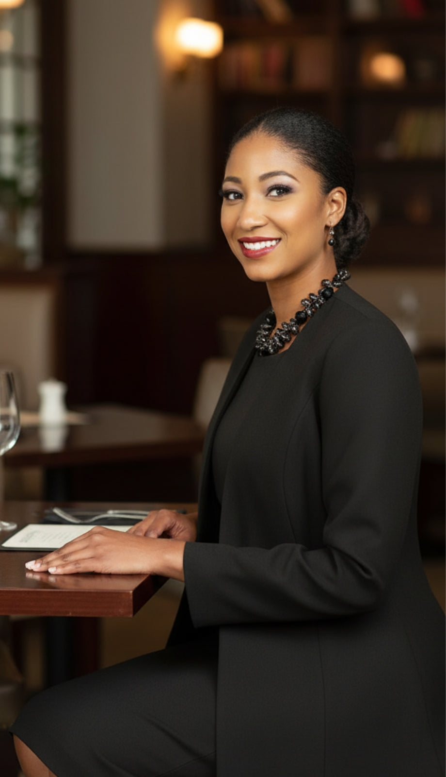 Ben Marc 2296-BLK Usher Church Suit