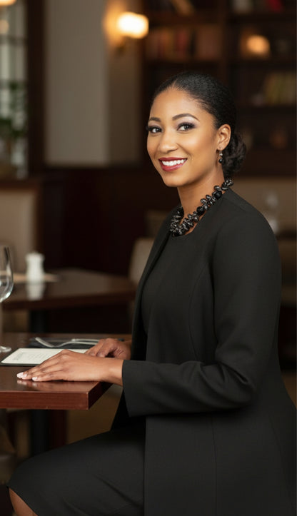 Ben Marc 2296-BLK Usher Church Suit