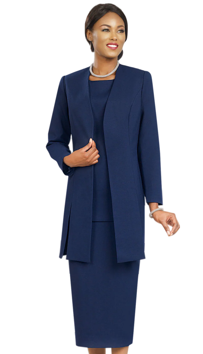 Ben Marc 2296-NVY-CO Church Suit