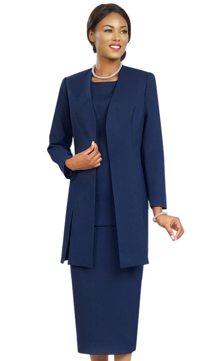 Ben Marc 2296-NVY-CO Church Suit