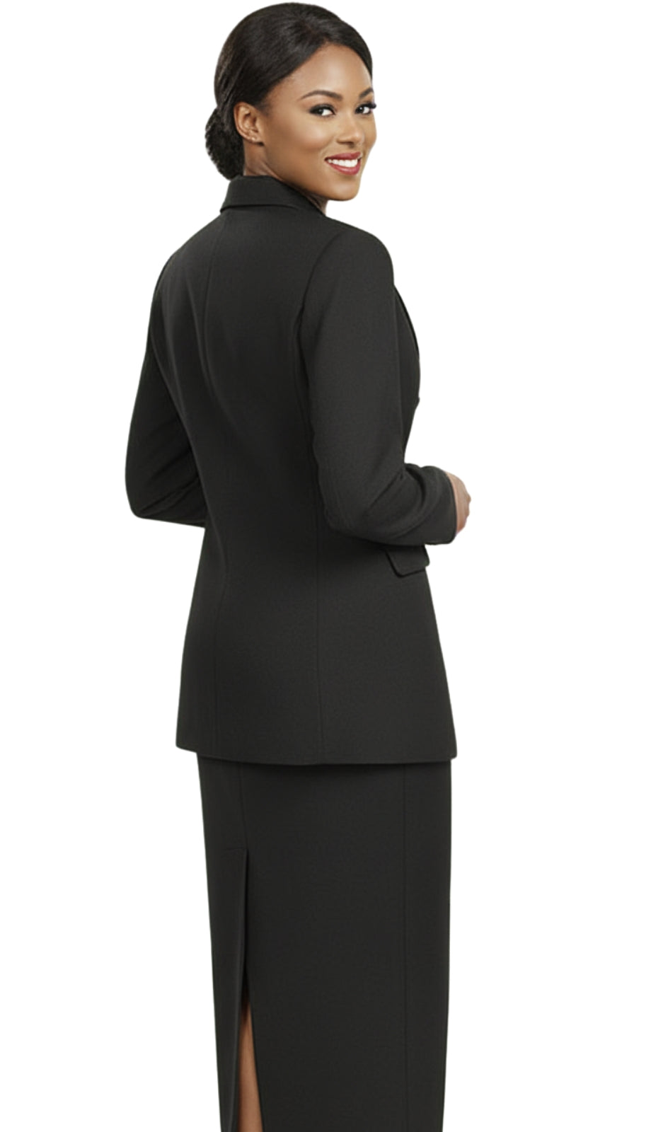 Ben Marc 2298-BLK Church Usher Suit