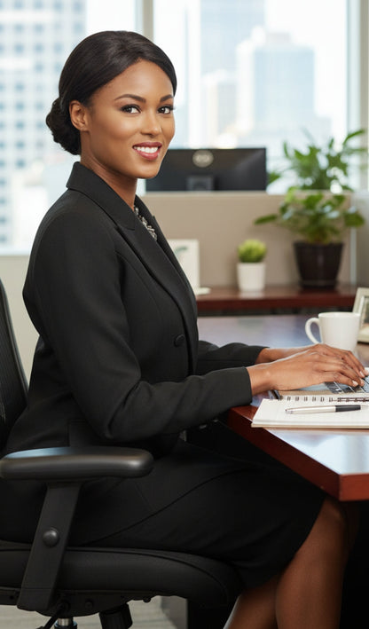 Ben Marc 2298-BLK Church Usher Suit