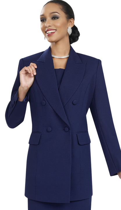 Ben Marc 2298-NVY Usher Church Suit