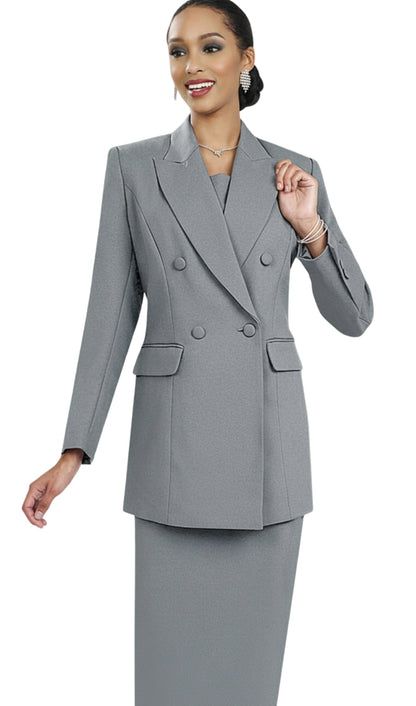 Ben Marc 2298-SIL Church Usher Suit