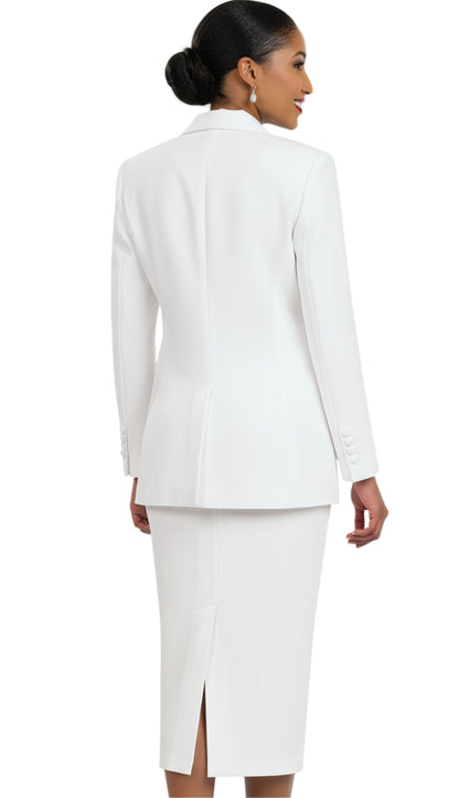 Ben Marc 2298-WHT Usher Church Suit