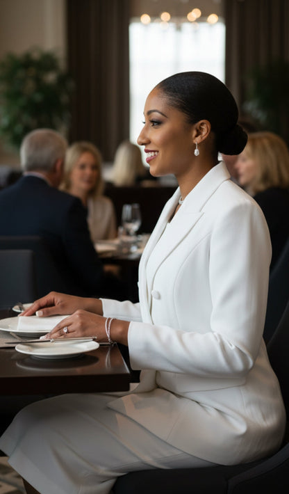 Ben Marc 2298-WHT Usher Church Suit