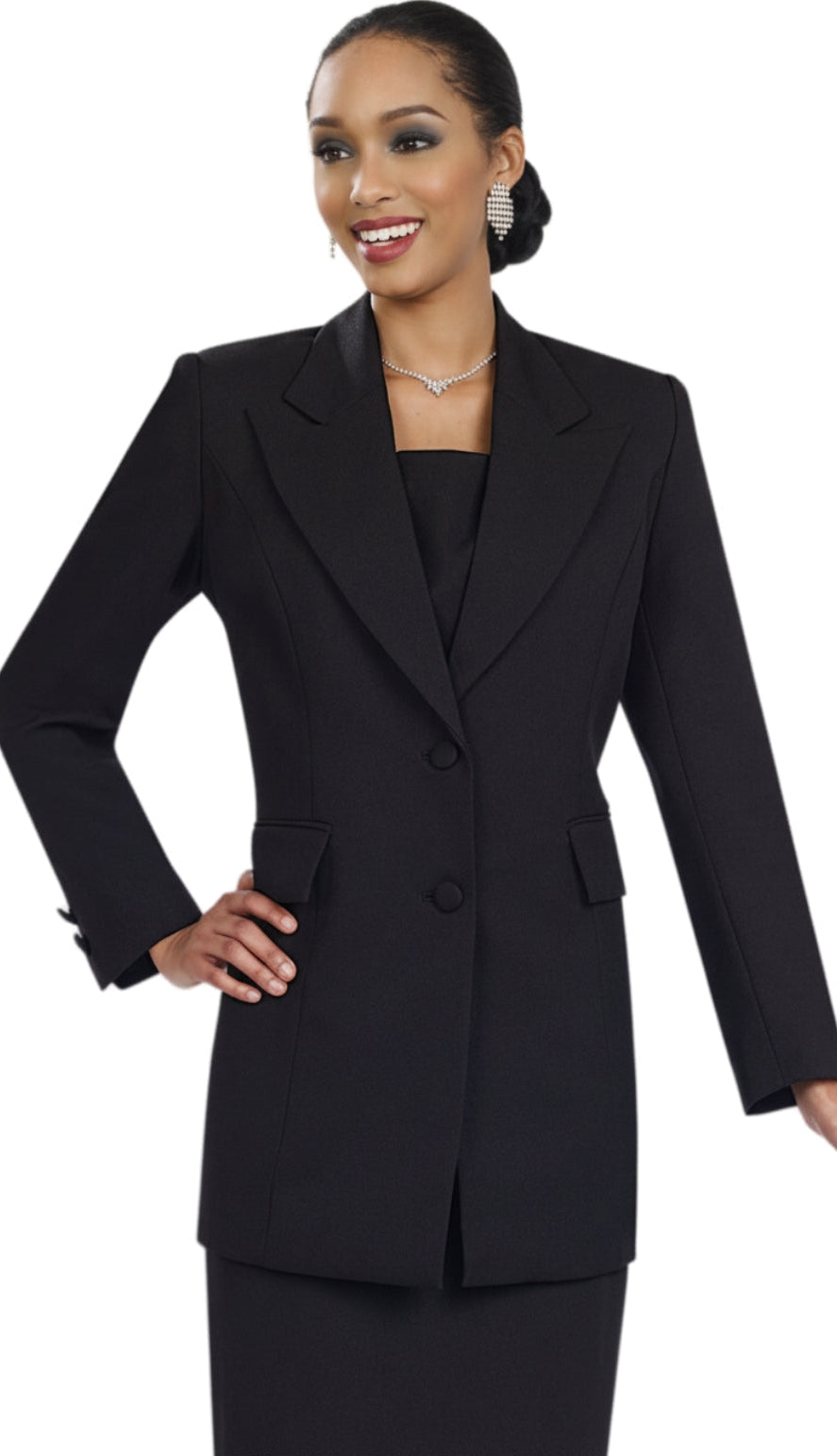 Ben Marc 2299-BLK Church Suit