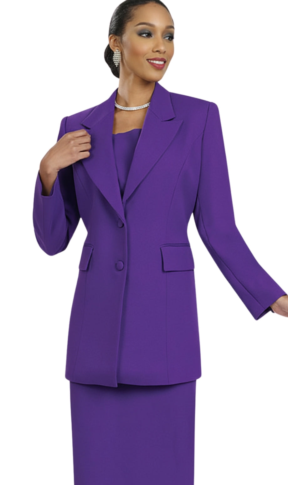 Ben Marc 2299-PUR Church Suit
