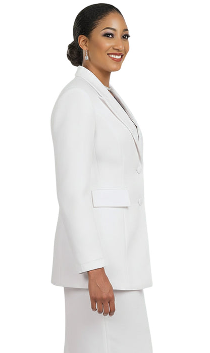 Ben Marc 2299-WHT Church Suit