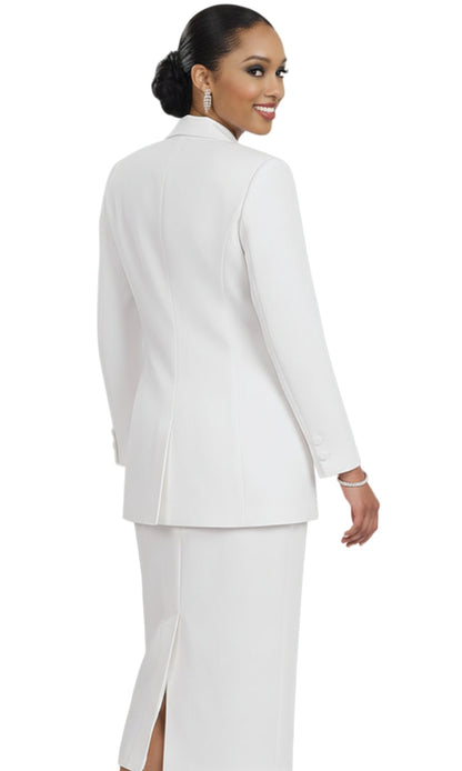 Ben Marc 2299-WHT Church Suit