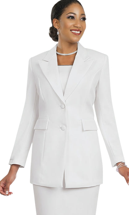 Ben Marc 2299-WHT Church Suit