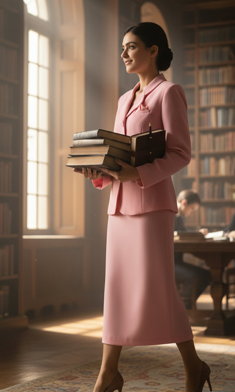 Nina Massini 2417-PNK Church Suit