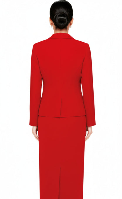 Nina Massini 2429-RED Church Suit