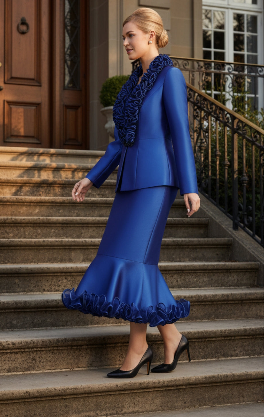 Nina Massini 2505-RYL Church Suit