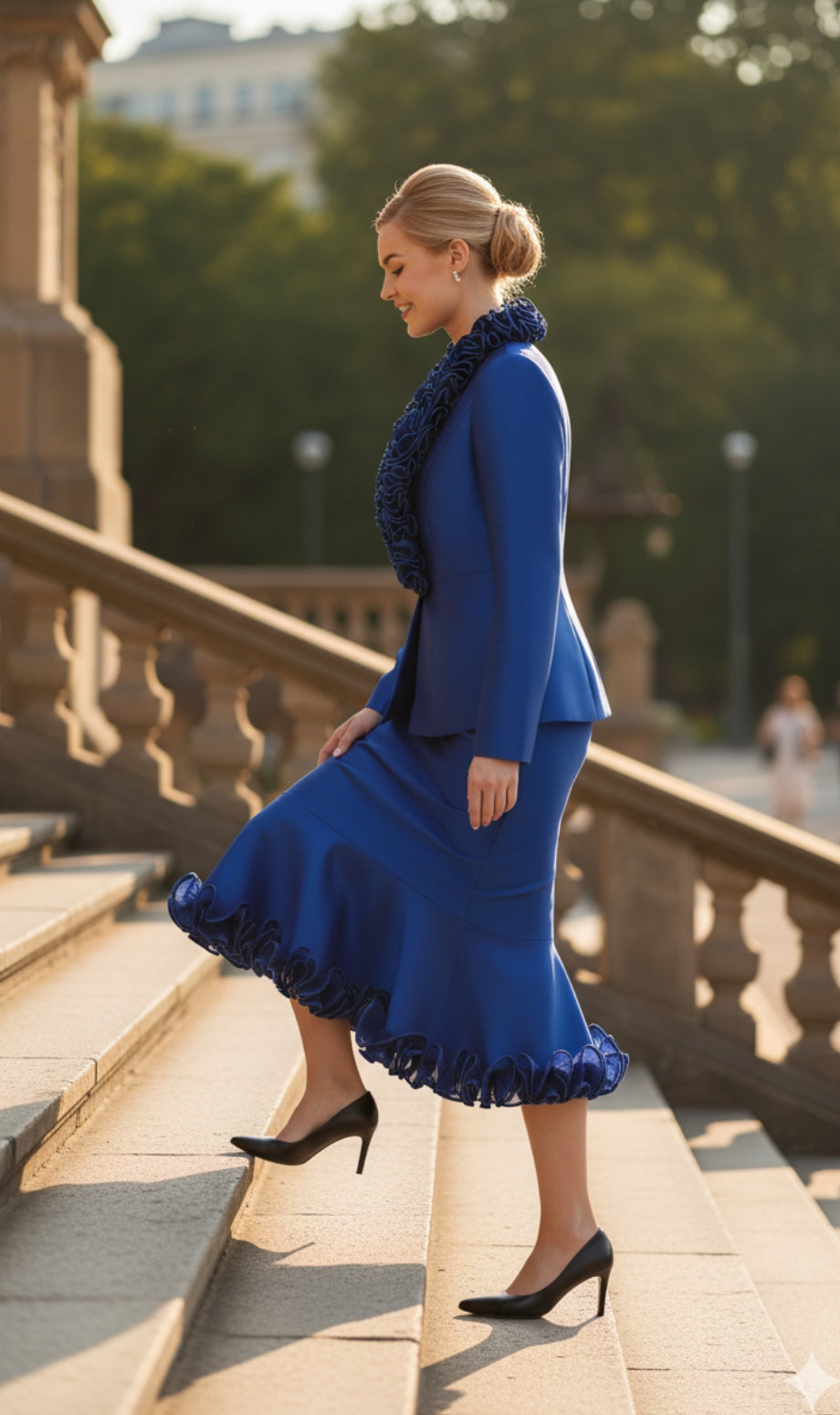 Nina Massini 2505-RYL Church Suit