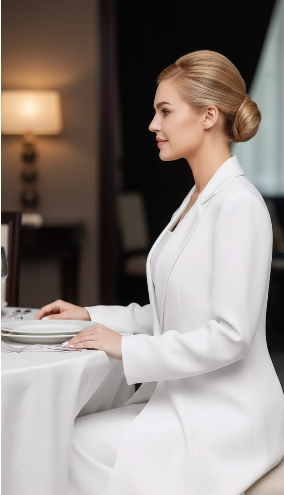 Nina Massini 2541-WHT Church Suit